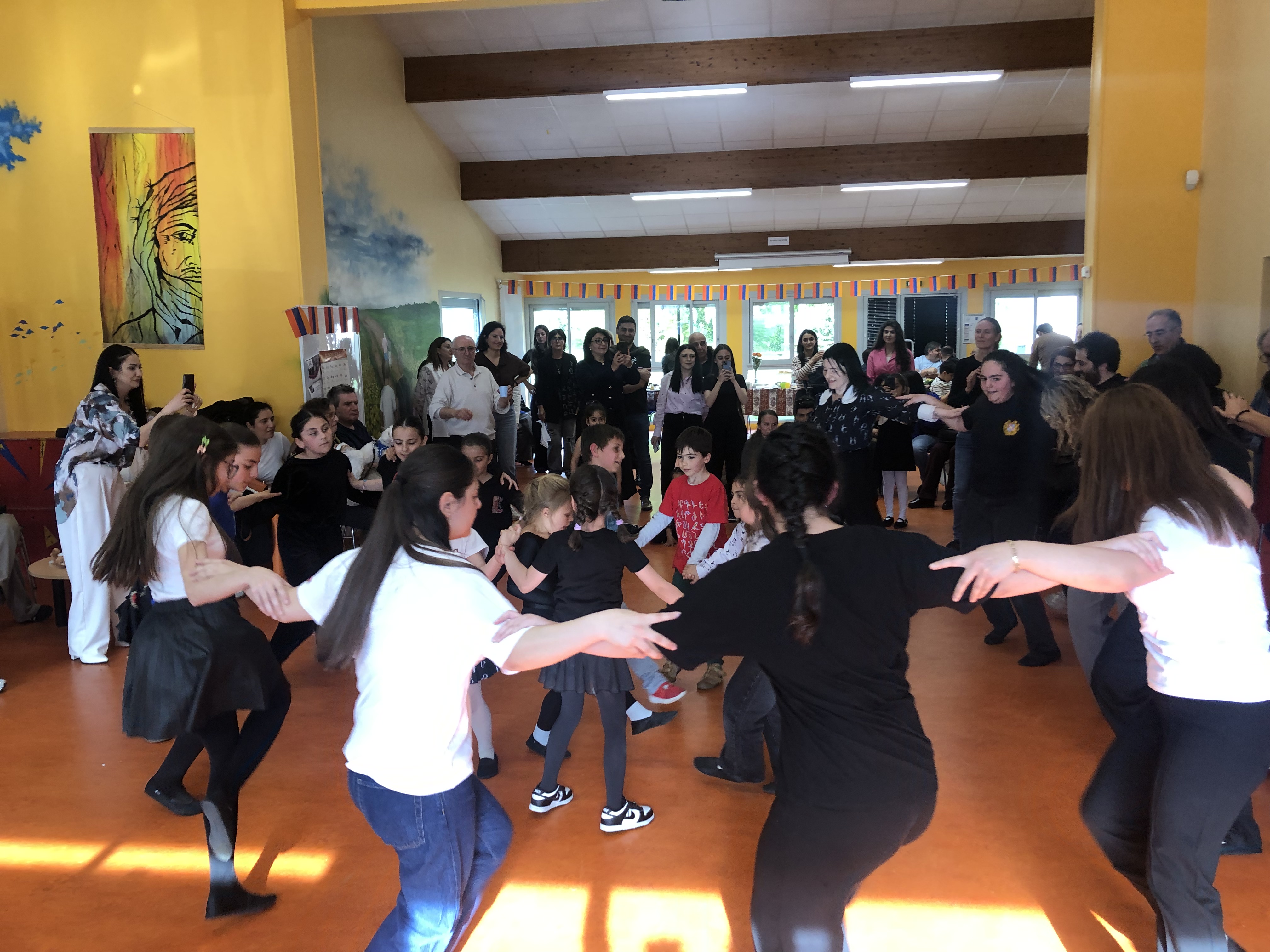 Danse lors de l'évènement