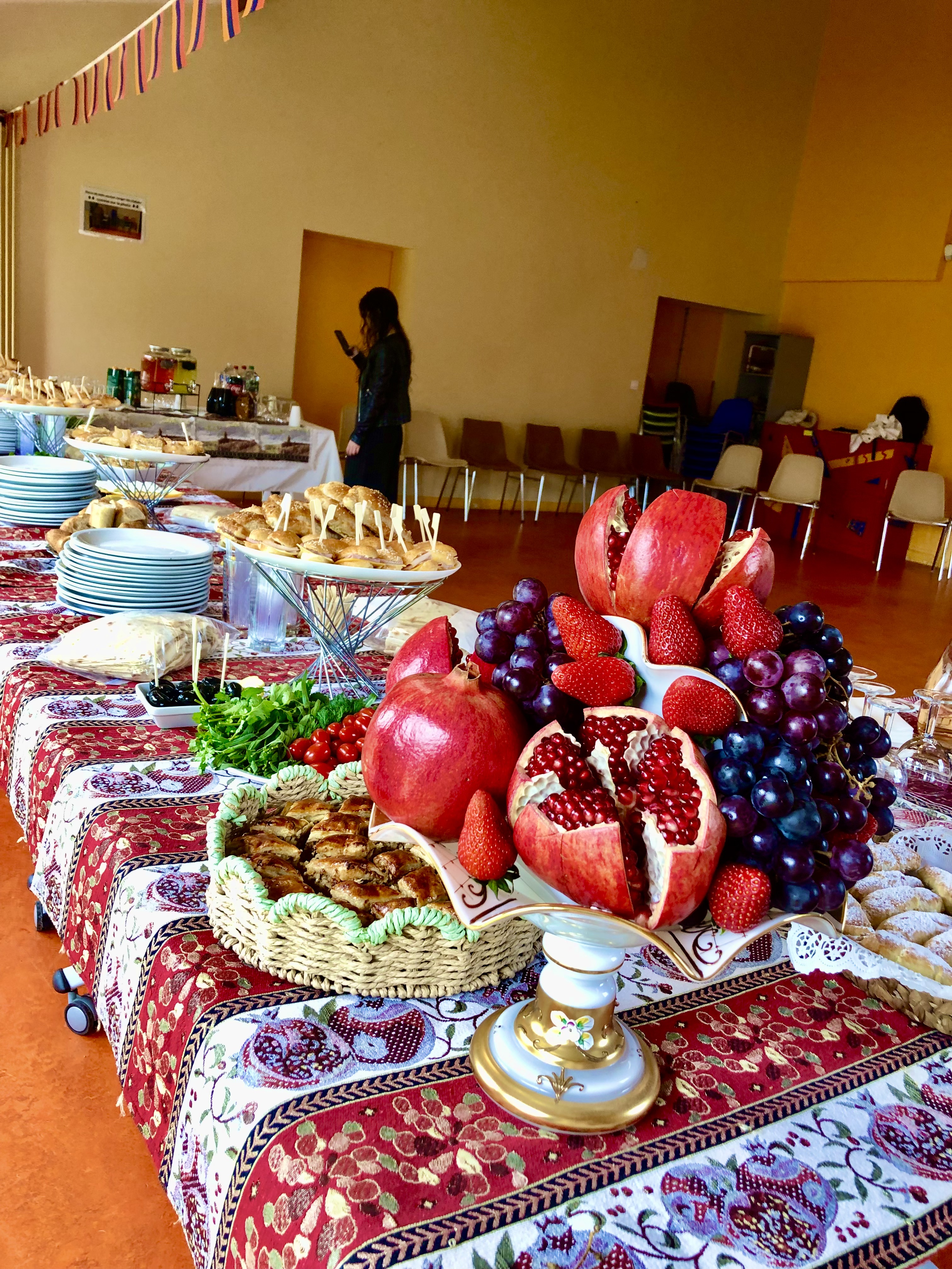 Buffet de la journée de découverte